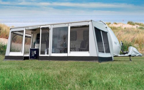 Wigo Rolli Plus Lounge Markisenzelt 300/14 Umlaufmaß 1156-1191 cm - Markisenvorzelte & Wände