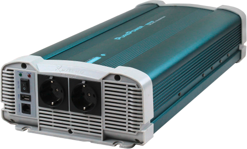 Xenteq PurePower Wechselrichter 12 V DC - 230 V AC 2500 Watt reine Sinuswelle mit App-Funktion - Wechselrichter & Spannungswandler