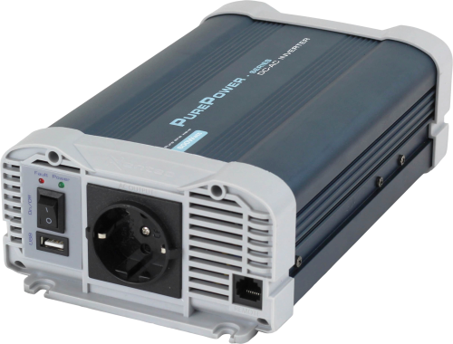 Xenteq PurePower Wechselrichter 12 V DC - 230 V AC 600 Watt reine Sinuswelle mit App-Funktion - Wechselrichter & Spannungswandler