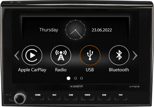 Xzent X-F275 Infotainer / Mediencenter / DAB Tuner für Fiat Ducato 8 Zoll - Navi- & Moniceiver