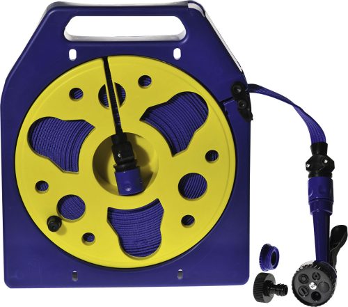 Yachticon Flachschlauch mit Schlauchbox 15 m - Gartengeräte