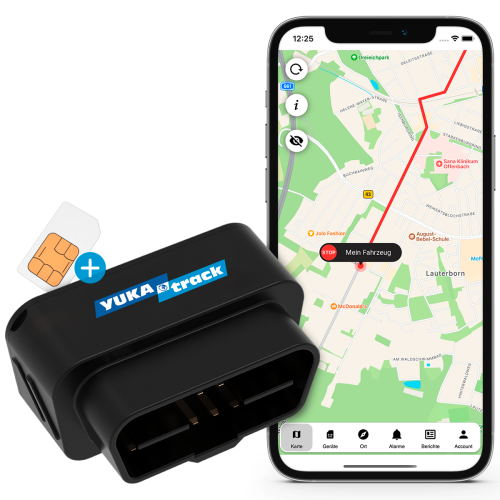 Yukatrack OBD2 GPS Fahrzeug Ortungssystem - Überwachungssysteme & Alarmanlagen