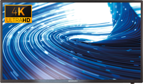 alphatronics Fernseher SLA-32 W 4K, 32 Zoll , 12V/24V Smart TV, 4K Auflösung  - Fernseher