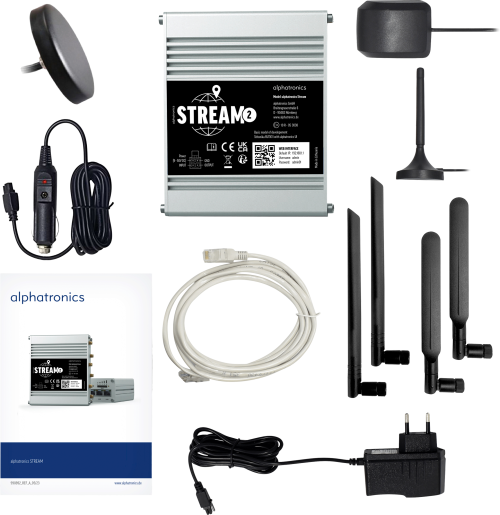 alphatronics STREAM 2 mobiler Router 4G für Wohnmobile und Caravans - Router-Sets