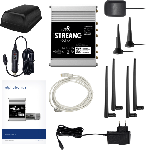 alphatronics STREAM 5G Pro LTE / WiFi-Routerset  - Router-Sets