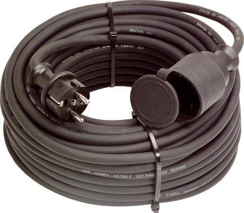 as Schwabe Gummi-Schutzkontakt-Verlängerungskabel 25 Meter - 230 V Steckdosen von AS-Schwabe