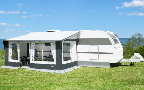 dwt Juwel 4 Seasons Ganzjahresvorzelt 360 x 240 cm links - Teilvorzelte