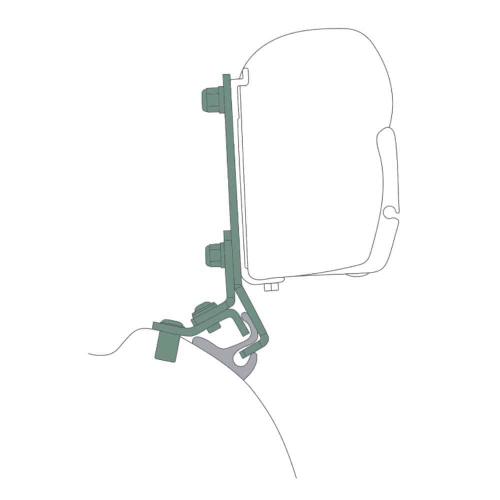 easygoinc. Markisenadapter Fiamma F45s für Stellantis Vans mit Reimo Multirail abnehmbar - Markisenadapter