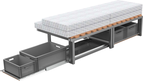 easygoinc. Vanlife-Modul BIKE für Opel Vivaro B - Möbelzubehör