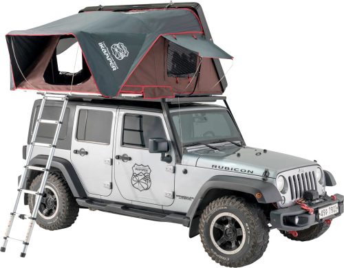 iKamper Skycamp 2.0 Dachzelt inkl. Glasfaserhartschale Matt Schwarz - Dachzelte Hartschale