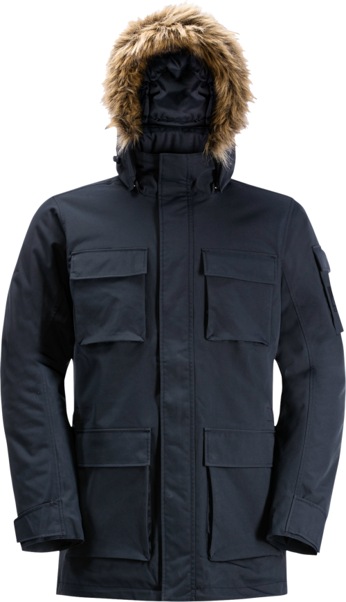 jJack Wolfskin Glacier Canyon Herren Parka dunkelblau XXL - Herrenjacken
