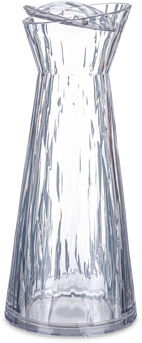 koziol Superglas Club Carafe L Karaffe mit Kippdeckel und Geschenkverpackung 1,2 Liter - Gläser