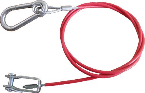 moog Trailerparts Abreißseil für Anhänger mit Knott Quicklink - Ladungssicherung & Befestigung