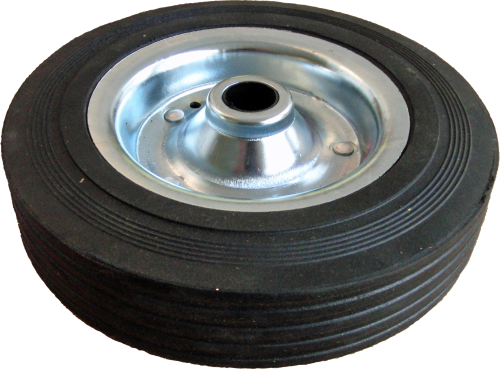 moog Trailerparts Vollgummirad mit Blechfelge für Stützrad - Stützräder