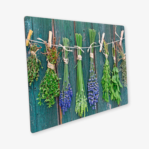 mySpotti Pop Spritzschutz für die Küche 59 x 42 cm Motiv Kräuter der Provence - Möbelzubehör