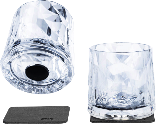 silwy Tumbler Magnet-Kunststoffgläser 2er Set 250 ml transparent  - Gläser