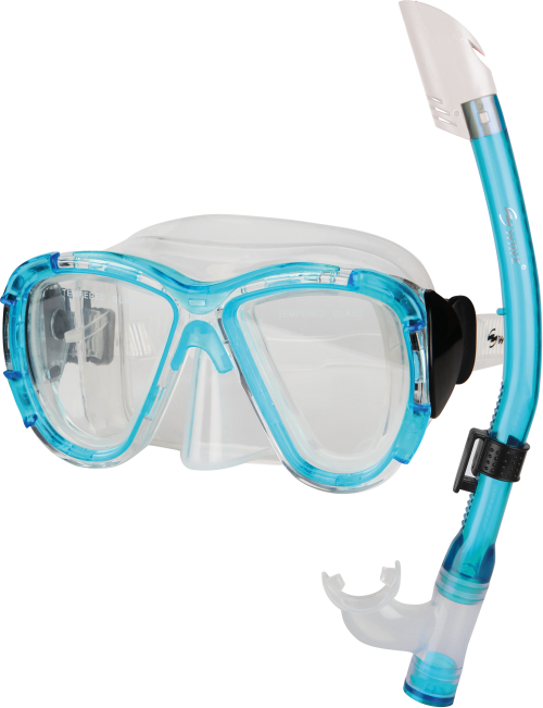 sunflex sport Shark Kinder Taucherset Tauchermaske und Schnorchel für 6 bis 12 Jährige - Badespaß