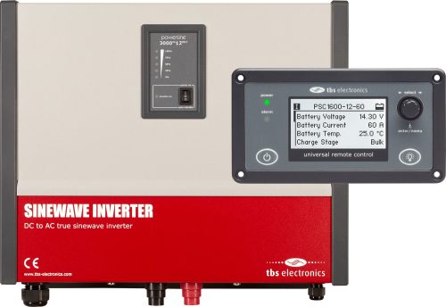 tbs electronis Powersine 200-12 Wechselrichter mit RemoteControl 150 Watt - Wechselrichter & Spannungswandler von tbs electronics