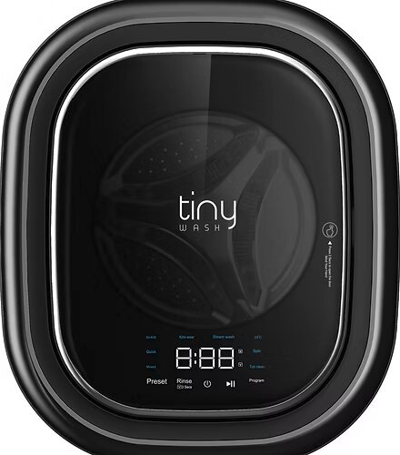 tinyWASH W25-EU-B Waschmaschine schwarz - Wäsche & Trocknen