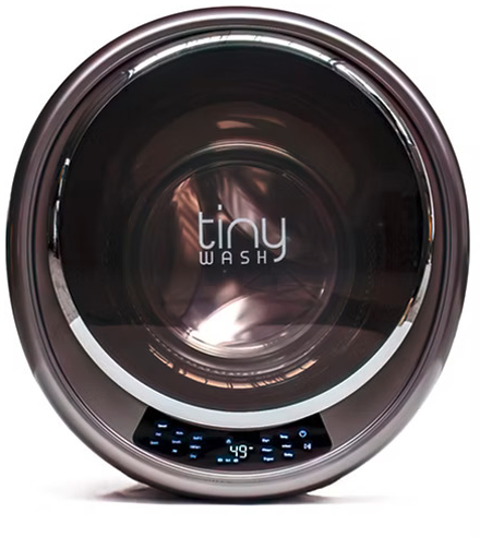 tinyWASH WT-1-EU Waschtrockner silbergrau/chrom - Wäsche & Trocknen