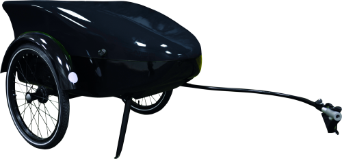 trailmova T1 Fahrradanhänger RAL 9005 tiefschwarz - Outdoor Mobilität