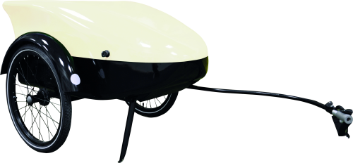 trailmova T1 Fahrradanhänger RAL 9010 reinweiß - Outdoor Mobilität