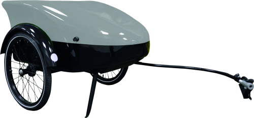 trailmova TF1 Fahrradanhänger RAL 7036 platingrau - Outdoor Mobilität