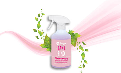 Berger Sanifino Toilettenschüssel-Spray, 500 ml - Verbrauchsartikel Bad