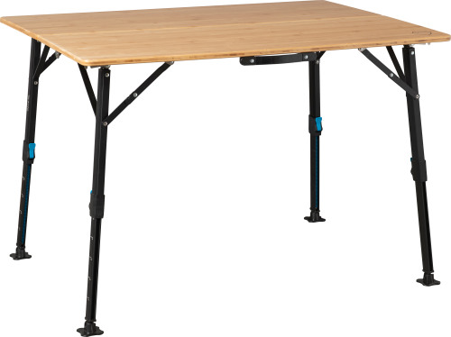 Defa BLS Campingtisch Bambus höhenverstellbar 100 x 72 cm - Klapptische