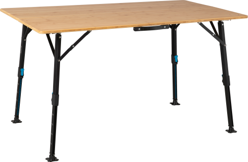 Defa BLS Campingtisch Bambus höhenverstellbar 120 x72 cm - Klapptische