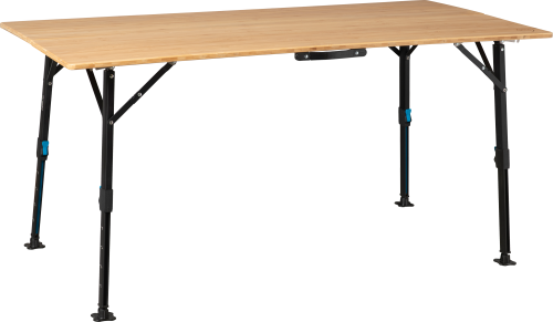 Defa BLS Campingtisch Bambus höhenverstellbar 140 x 72 cm - Klapptische