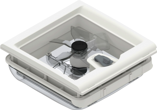 Fiamma Kit Turbo Vent 28F Nachrüstset Lüfter für Vent 28F 12 V 25 W - Ersatzteile Fiamma Dachhauben