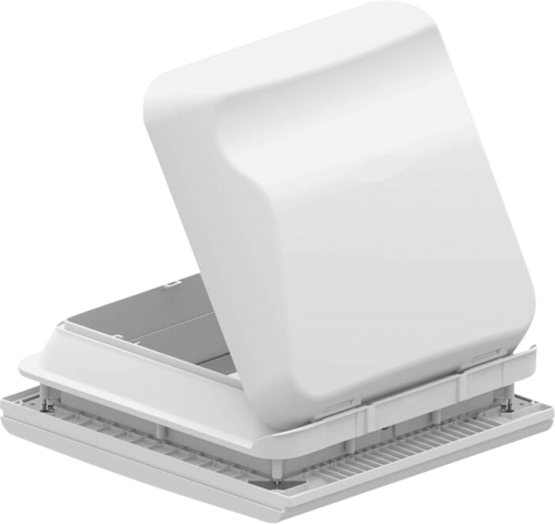 Fiamma Vent 28F Dachhaube 28 x 28 cm ohne Ventilator White - Dachhauben