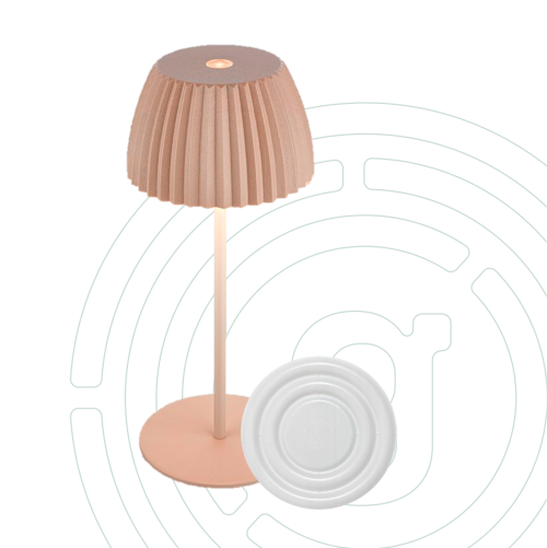 Gelmags Akku-Tischleuchte mit MagUp-Pad S, dimmbar und magnetisch beige - Tischleuchten