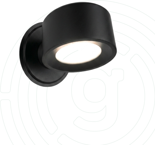 Gelmags Magnet LED-Leucht-Spot mit Akku und Flexigel-Pad Ø 8,3 cm schwarz - Akku Campinglampen