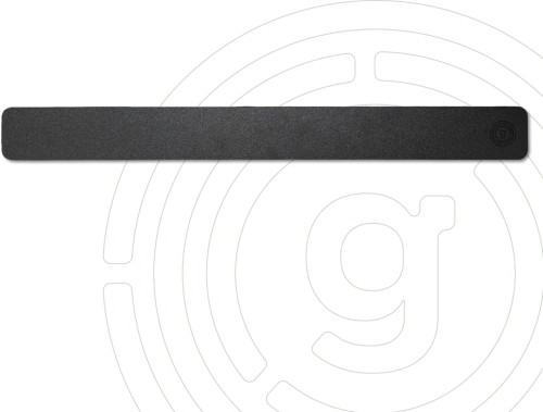 Gelmags Metall-Leiste mit Kleberückseite 50 cm schwarz - Halterungen und Befestigungen