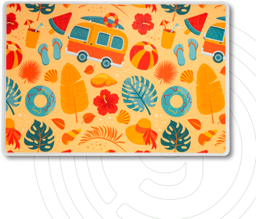 Gelmags Nano-Gel-Platzset 2.0 41 x 28 cm Camping - Halterungen und Befestigungen
