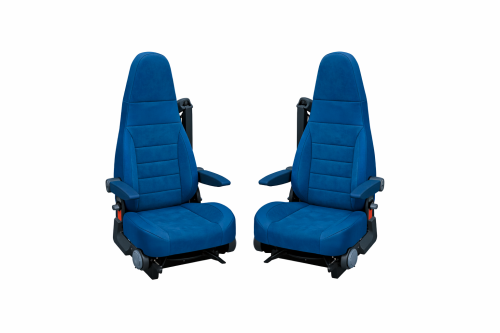 Ideatermica Venus C Sitzbezug mit integrierter Kopfstütze und Gurten 2 Stück blau - Sitzbezüge