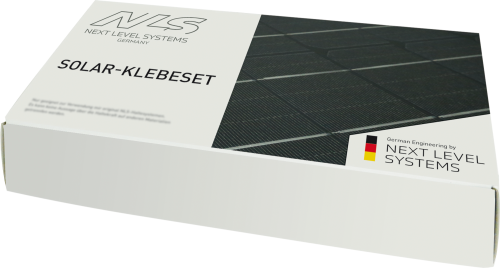 Next Level Systems Klebeset für Solarhalterung PUR / Solar MC4 Dachdurchführung / DA Solarmodule - Klebstoffe & Dichtmittel