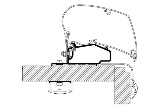 Thule Adapter Swift Escape 2017 - Markisenadapter
