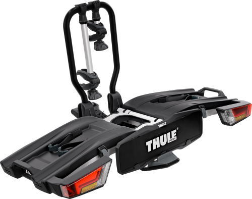Thule EasyFold XT F Fahrradträger für Anhängerkupplung Fix4Bike schwarz für 2 Fahrräder - Fahrradträger für Anhängerkupplungen