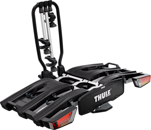 Thule EasyFold XT F Fahrradträger für Anhängerkupplung Fix4Bike schwarz für 3 Fahrräder - Fahrradträger für Anhängerkupplungen