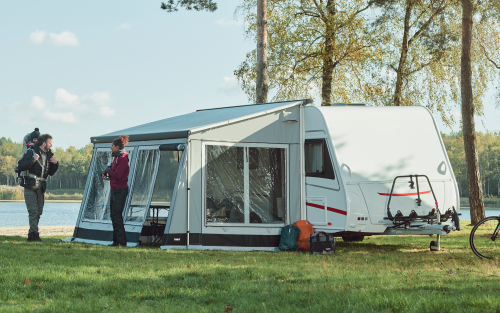 Thule Veduta Markisenzelt für Markise Omnistor 6200 und Omnistor 6300 4.5 Meter Länge  - Markisenvorzelte & Wände