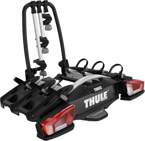 Thule VeloCompact Fahrradträger für Anhängerkupplung schwarz für 3+1 Fahrräder - Fahrradträger für Anhängerkupplungen